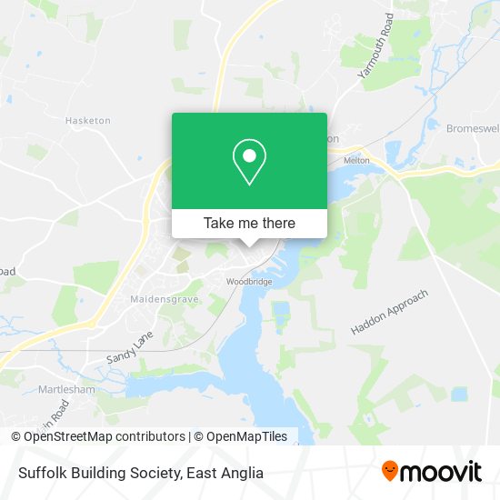 Suffolk Building Society map