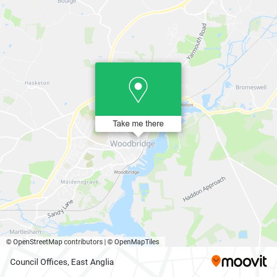 Council Offices map
