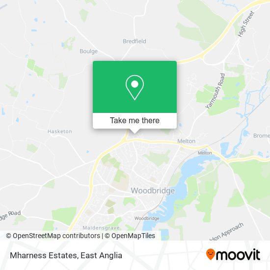 Mharness Estates map
