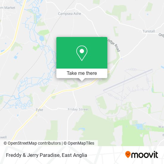 Freddy & Jerry Paradise map