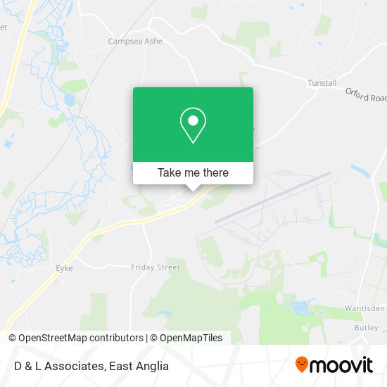 D & L Associates map