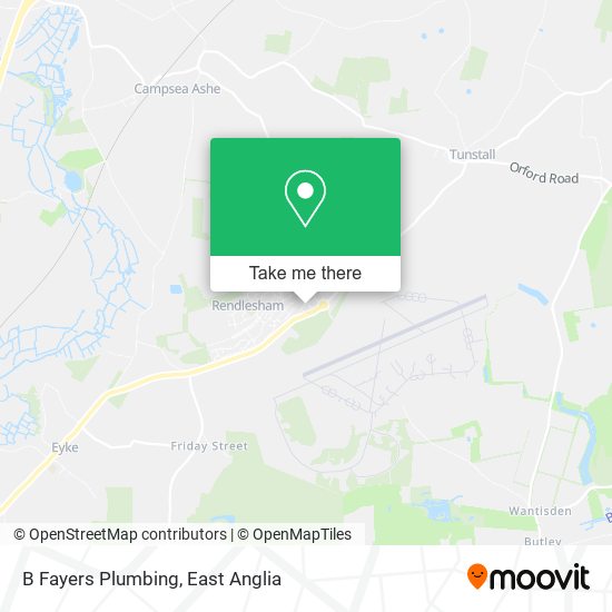 B Fayers Plumbing map