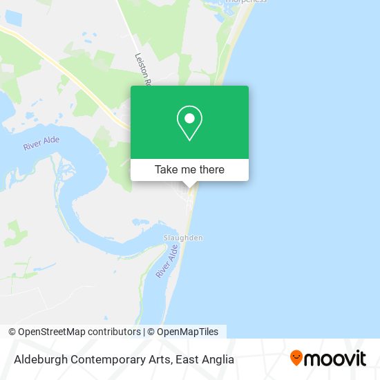 Aldeburgh Contemporary Arts map