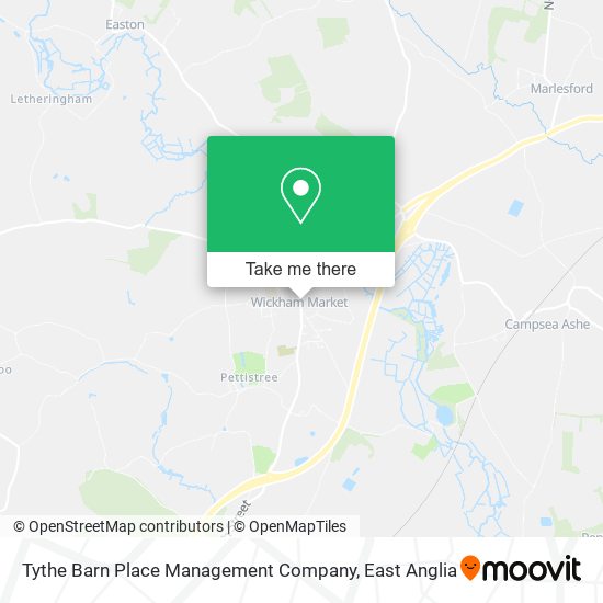Tythe Barn Place Management Company map