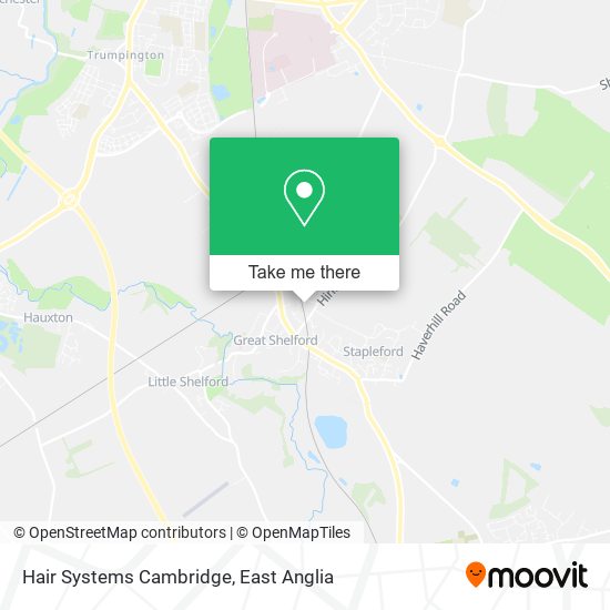 Hair Systems Cambridge map