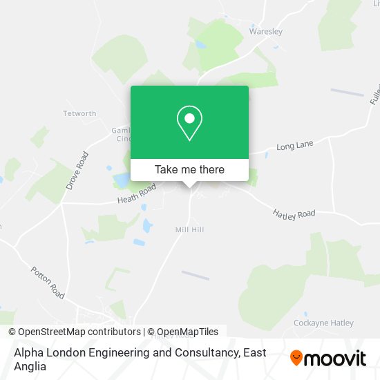 Alpha London Engineering and Consultancy map