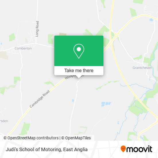 Judi's School of Motoring map