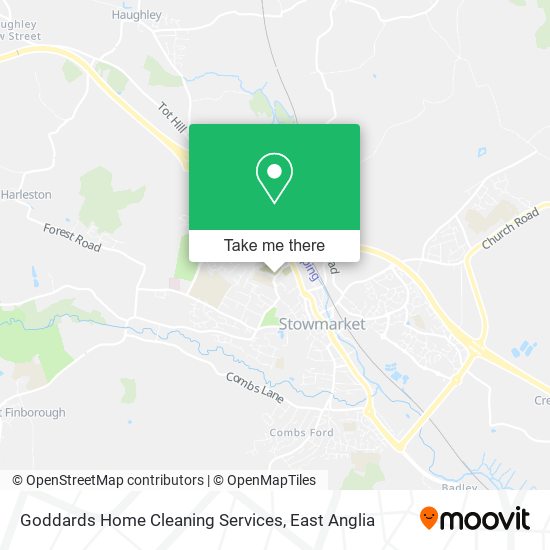 Goddards Home Cleaning Services map