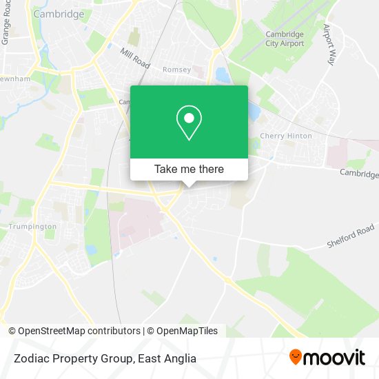 Zodiac Property Group map