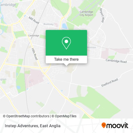 Instep Adventures map