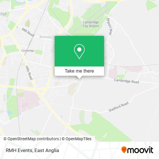 RMH Events map