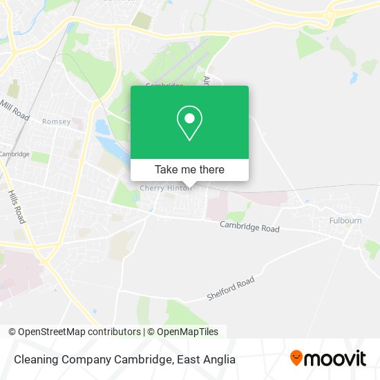 Cleaning Company Cambridge map