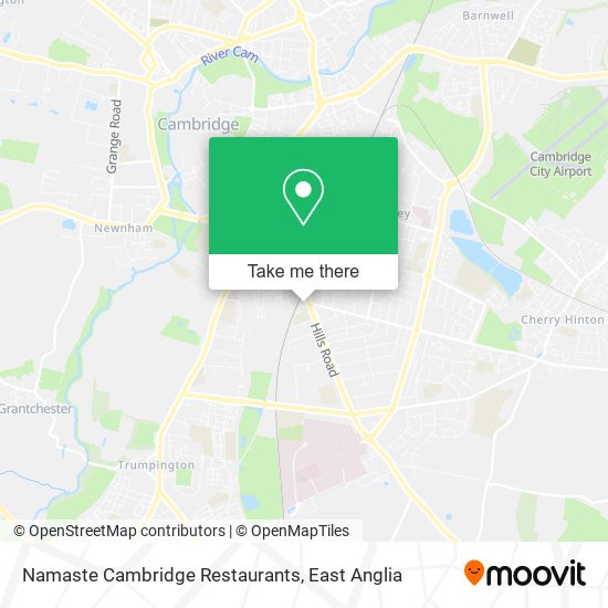 Namaste Cambridge Restaurants map