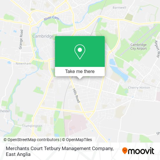 Merchants Court Tetbury Management Company map