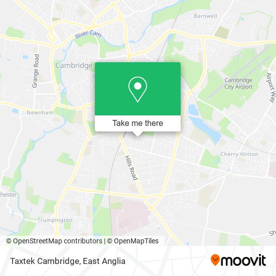 Taxtek Cambridge map