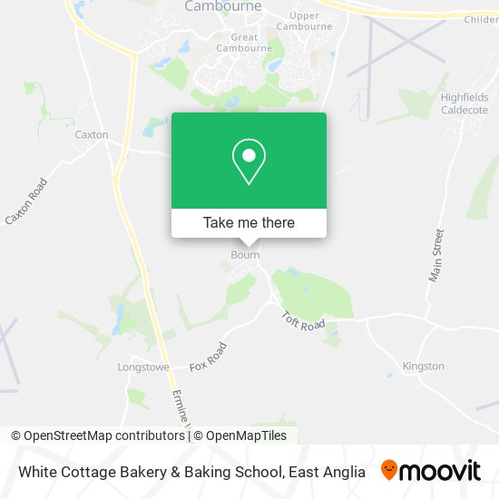 White Cottage Bakery & Baking School map