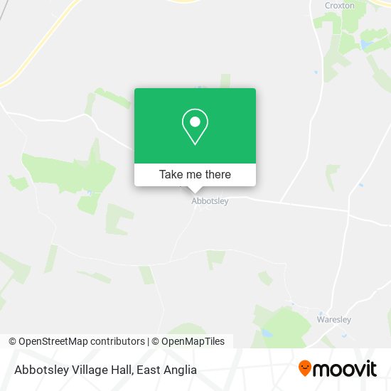 Abbotsley Village Hall map