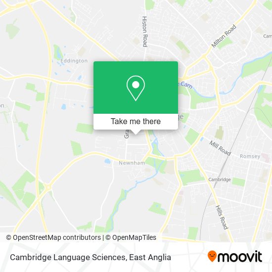 Cambridge Language Sciences map