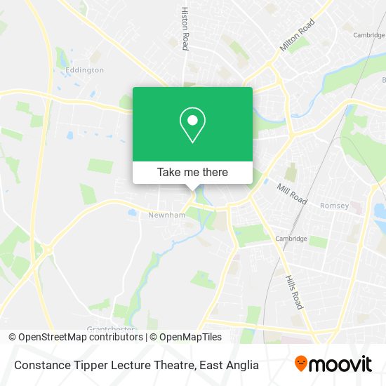 Constance Tipper Lecture Theatre map