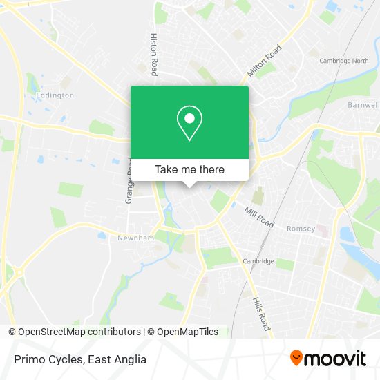 Primo Cycles map