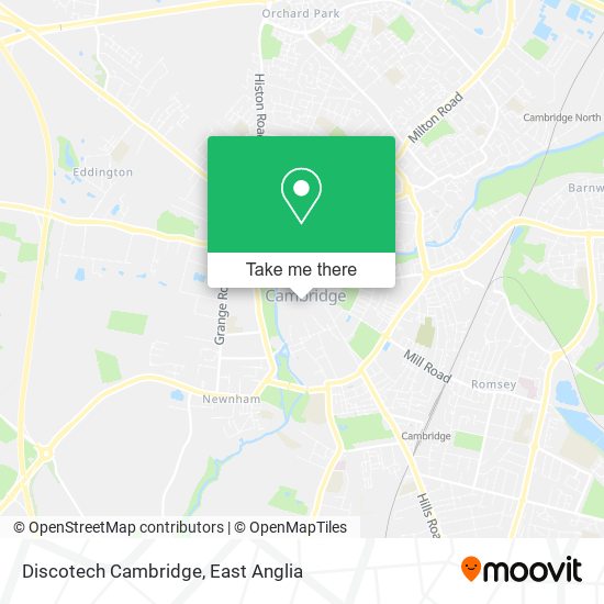 Discotech Cambridge map