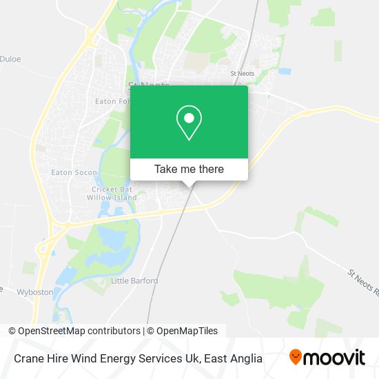 Crane Hire Wind Energy Services Uk map