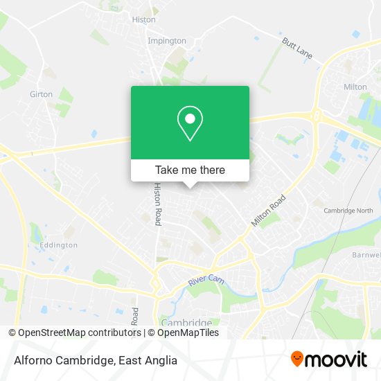 Alforno Cambridge map