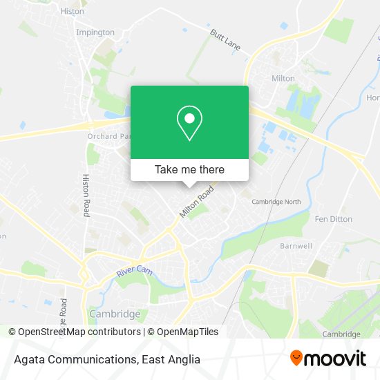 Agata Communications map