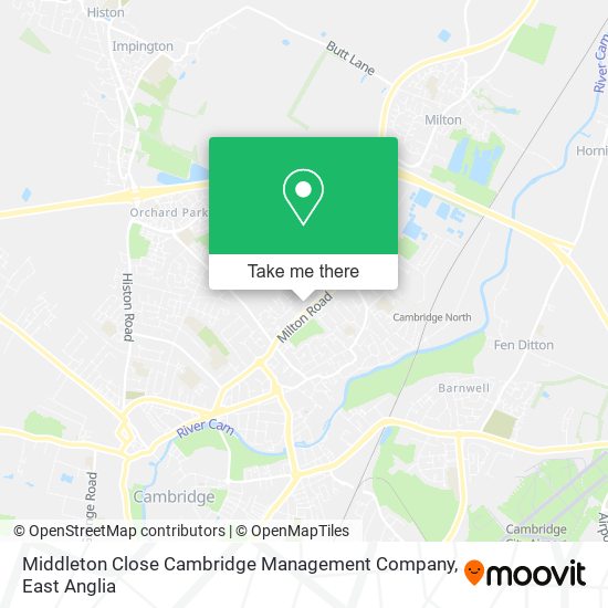 Middleton Close Cambridge Management Company map