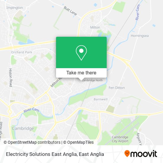 Electricity Solutions East Anglia map