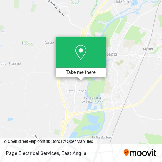 Page Electrical Services map