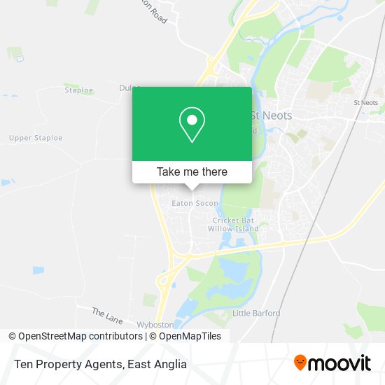 Ten Property Agents map