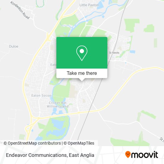 Endeavor Communications map