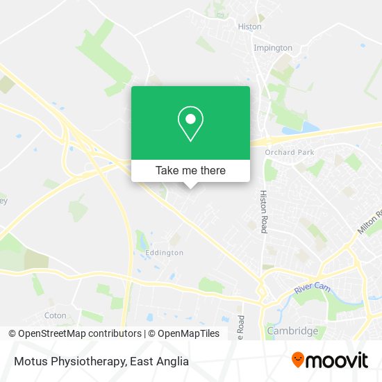 Motus Physiotherapy map