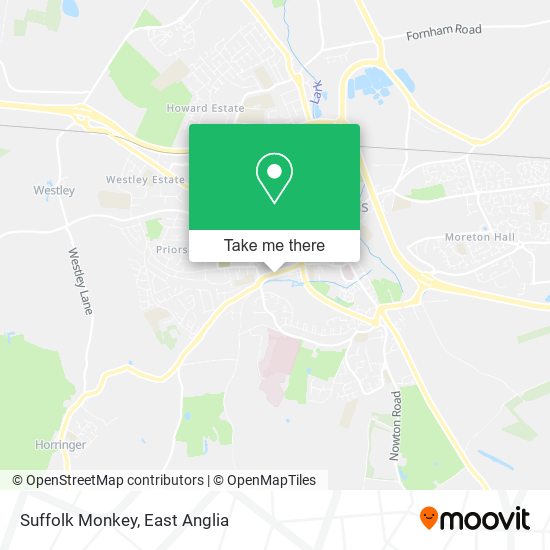 Suffolk Monkey map