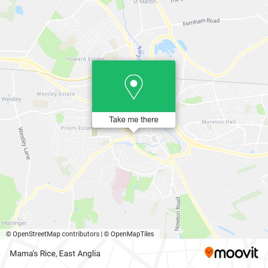 Mama's Rice map