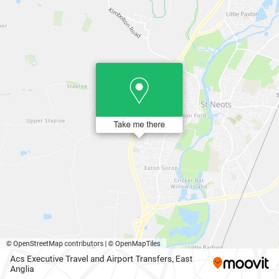 Acs Executive Travel and Airport Transfers map