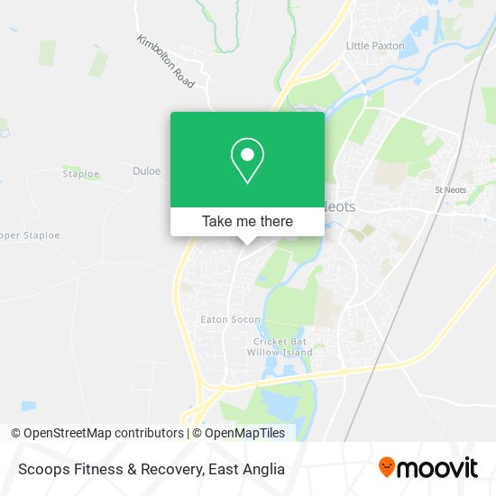 Scoops Fitness & Recovery map