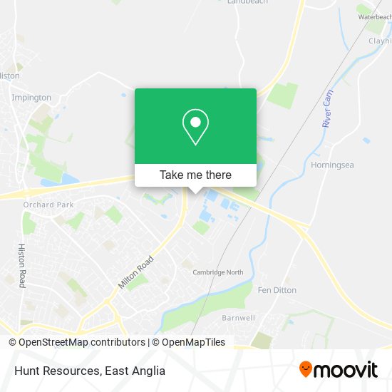 Hunt Resources map