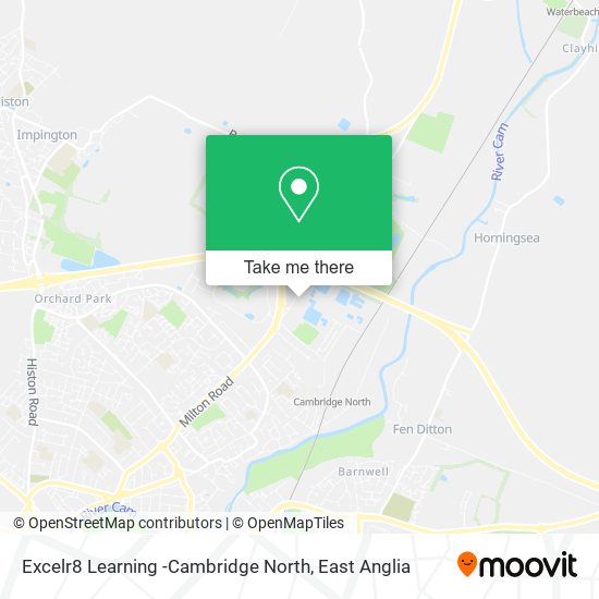 Excelr8 Learning -Cambridge North map