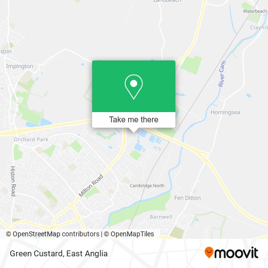 Green Custard map