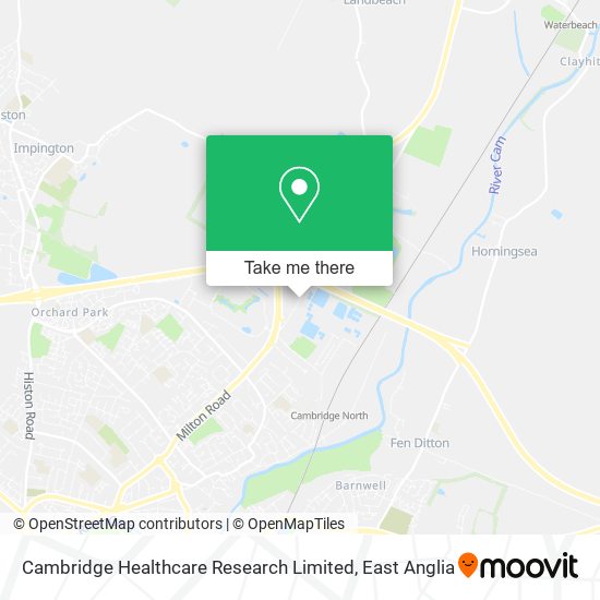 Cambridge Healthcare Research Limited map