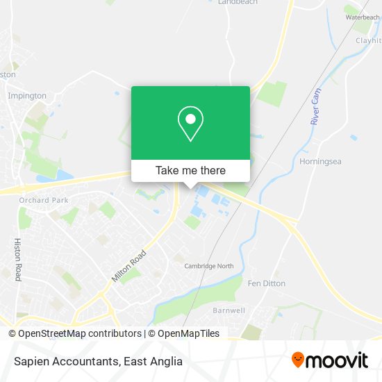 Sapien Accountants map