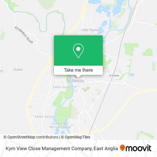 Kym View Close Management Company map