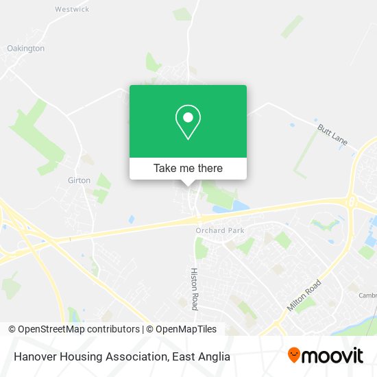 Hanover Housing Association map