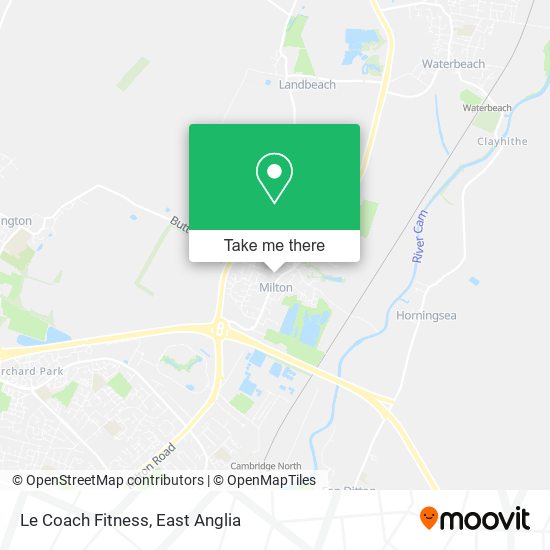 Le Coach Fitness map