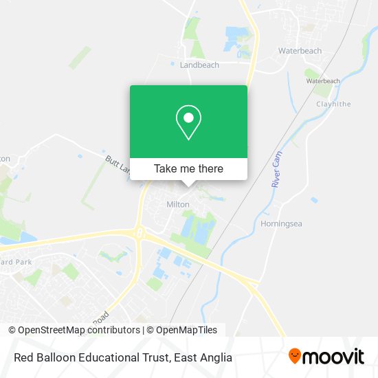 Red Balloon Educational Trust map