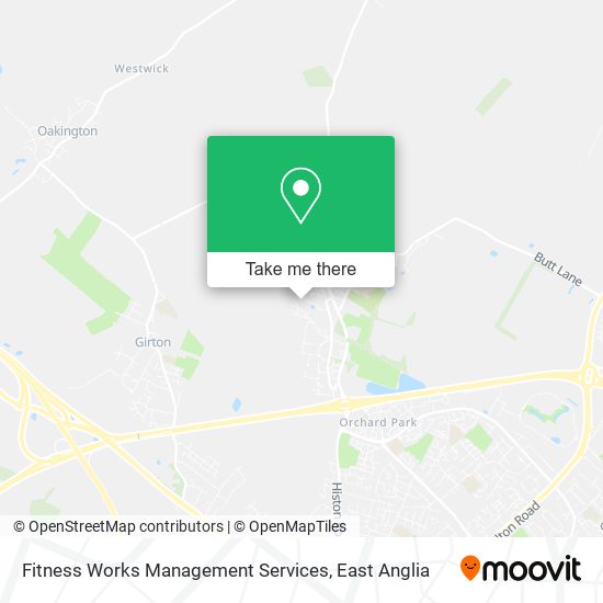 Fitness Works Management Services map