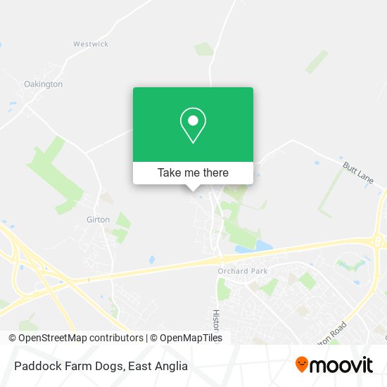 Paddock Farm Dogs map