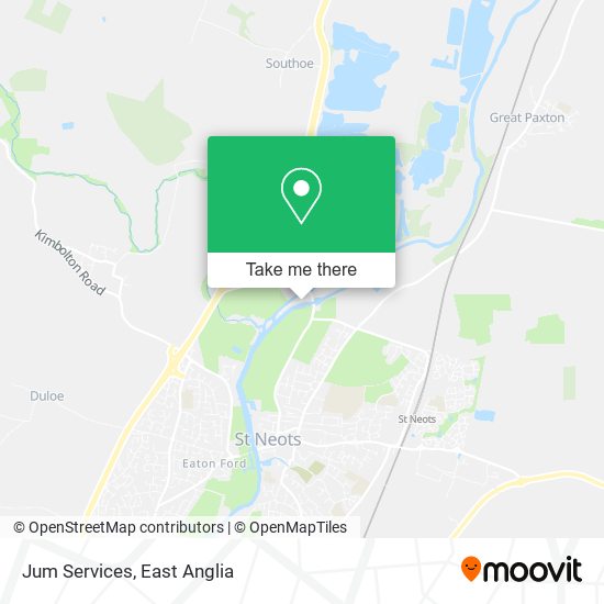 Jum Services map